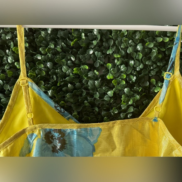 BAR III METALLIC SHEEN SKY DREAM CAMISOLE/TANK - Picture 5 of 7